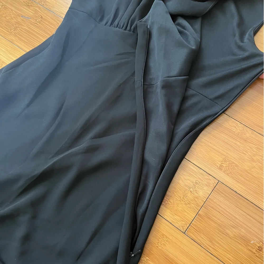 Y2K Vintage Alyn Paige Black Empire Waist Maxi Formal Dress Fairy Whimsigoth - Picture 8 of 12